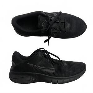 Nike Flex RN Black Running Shoes Men’s 10 Lightweight Athletic Sneaker NWOB